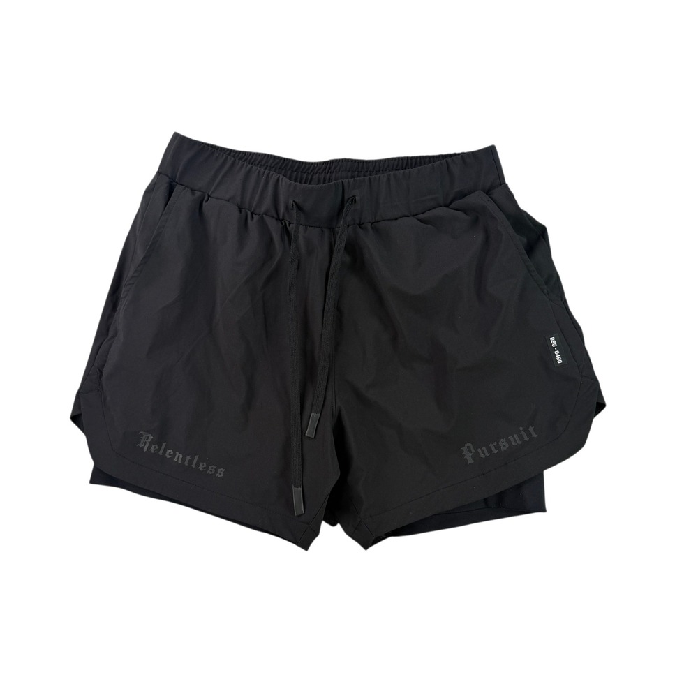 ASRV Performance Shorts Men Medium Black 2-in-1 Relentless Pursuit DSG-0490